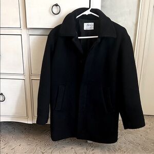 Zara Boy’s Classic Black Pea Coat